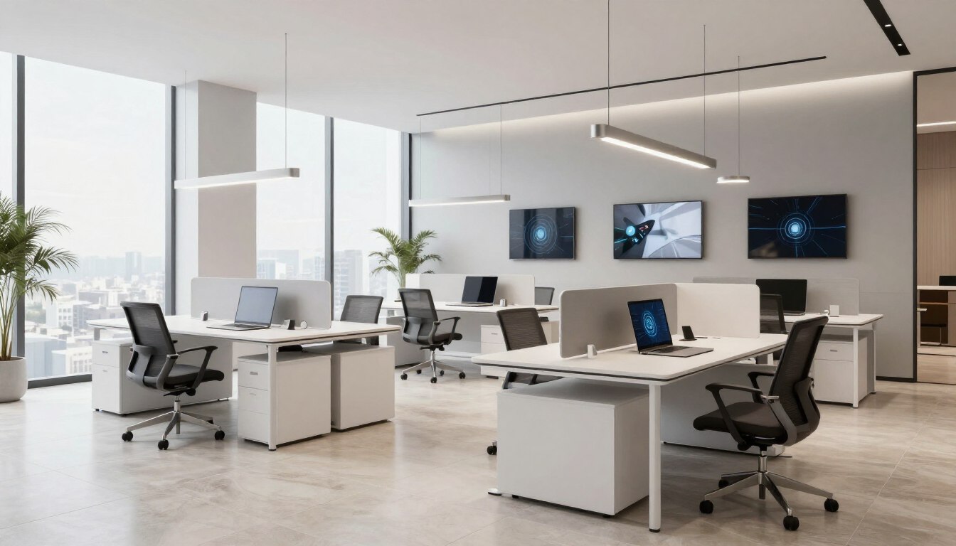 Clean modern office space representing professionalism