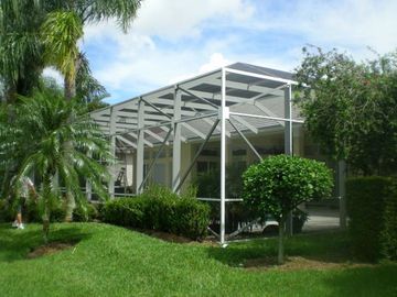 Outside View of Pool — Screen Enclosure in Port Saint Lucie, FL