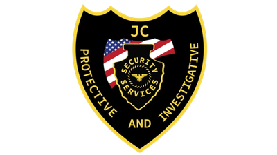 The logo for jc protective and investigative security services