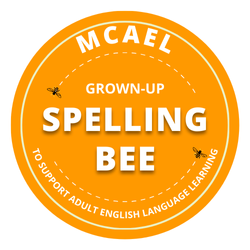MCAEL Spelling Bee flyer! The event is on May 3rd from 6:30 - 8:30 p.m.