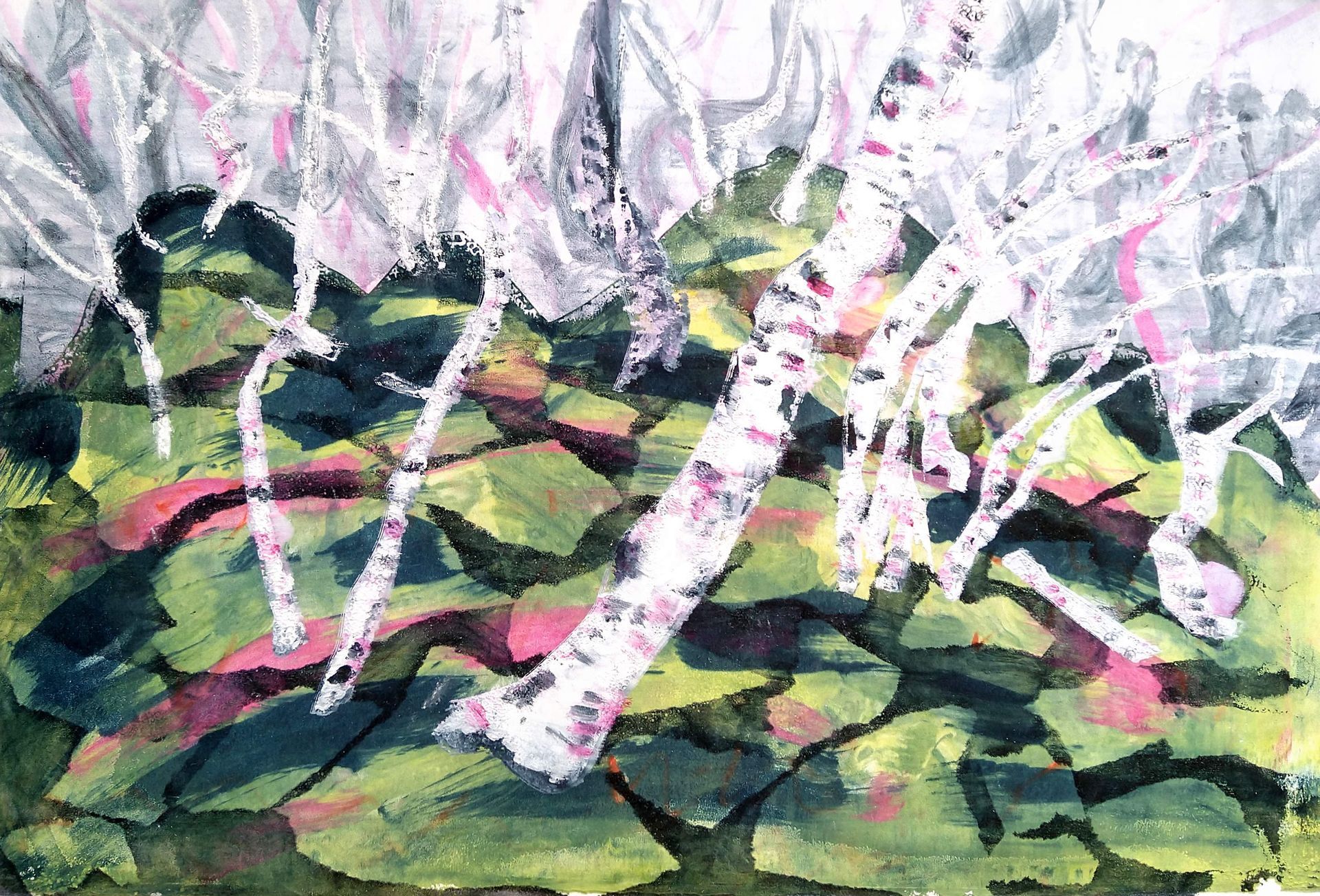 Scotland, uk rainforest, anna violet illustrator,