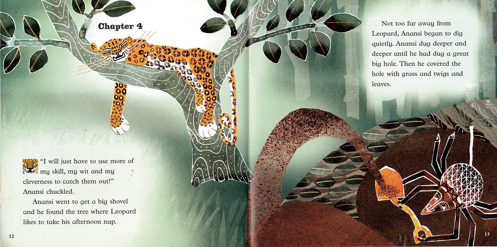 children's book, trickster, spider, leopard, ks1, Oxford Reading Tree,  traditional tale, African, Caribbean,