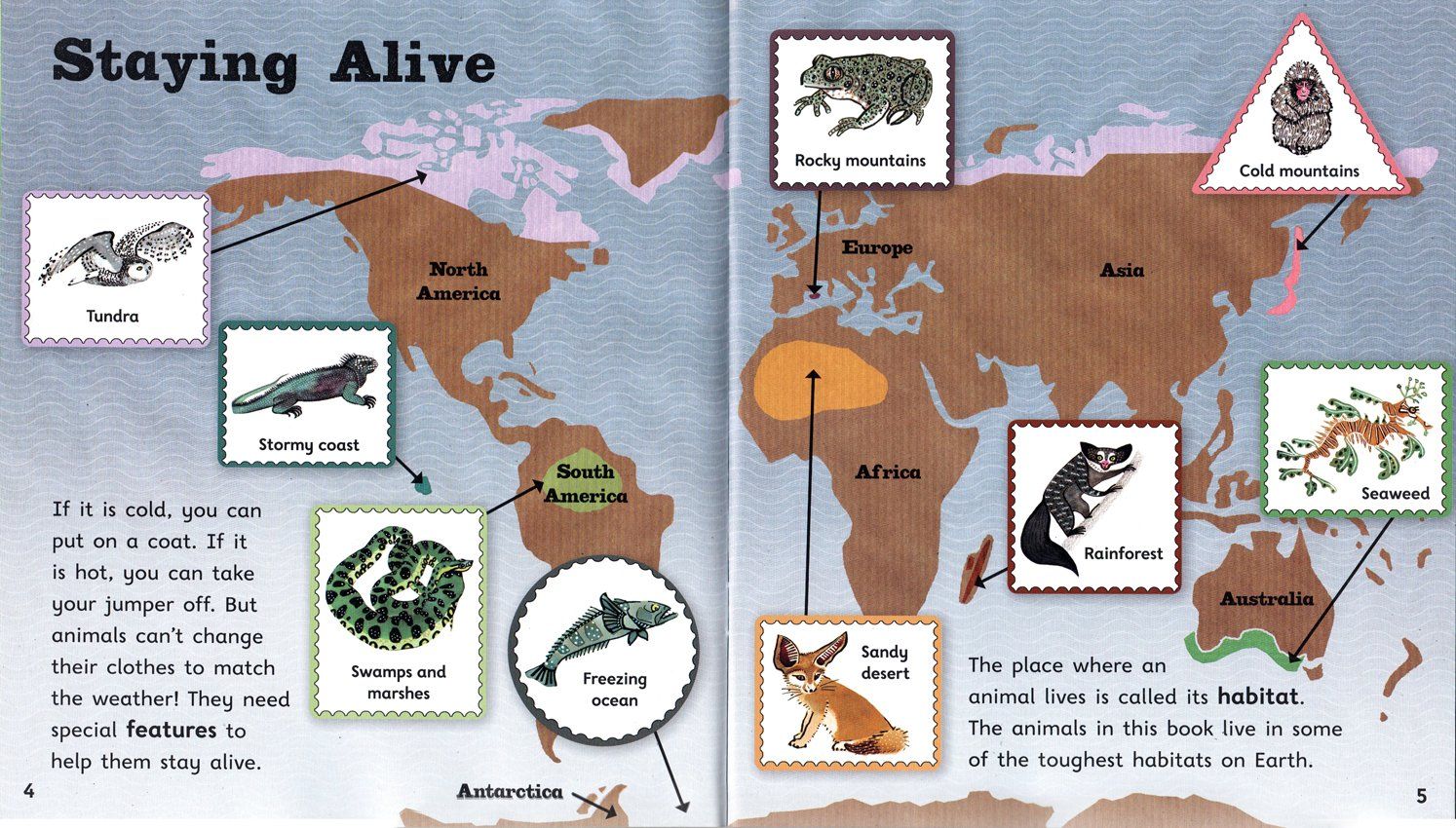 ks1, children's book, Oxford Reading Tree, staying alive, fennec fox