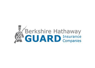Logo for Berkshire Hathaway GUARD Insurance Companies, featuring a colonial soldier and text.