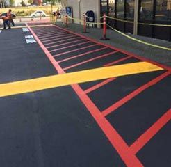 Red Line Striping - Road Striping in Kent, WA