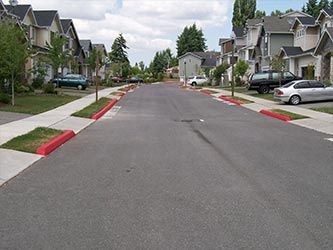 Firelane Striping After - Result Of Striping in Kent, WA