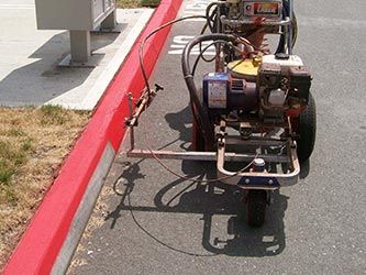 Firelane Striping - A Machine For Striping in Kent, WA
