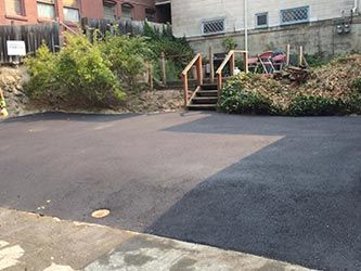 Parking Lot Demo After - Asphalt Applied On Parking Lot in Kent, WA