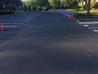 Sealcoating After - Asphalt With Sealcoat in Kent, WA
