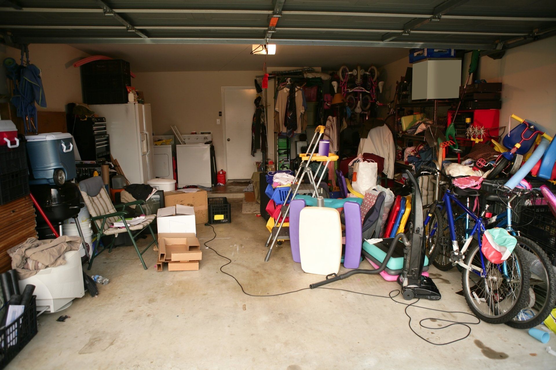 appliances in the garage