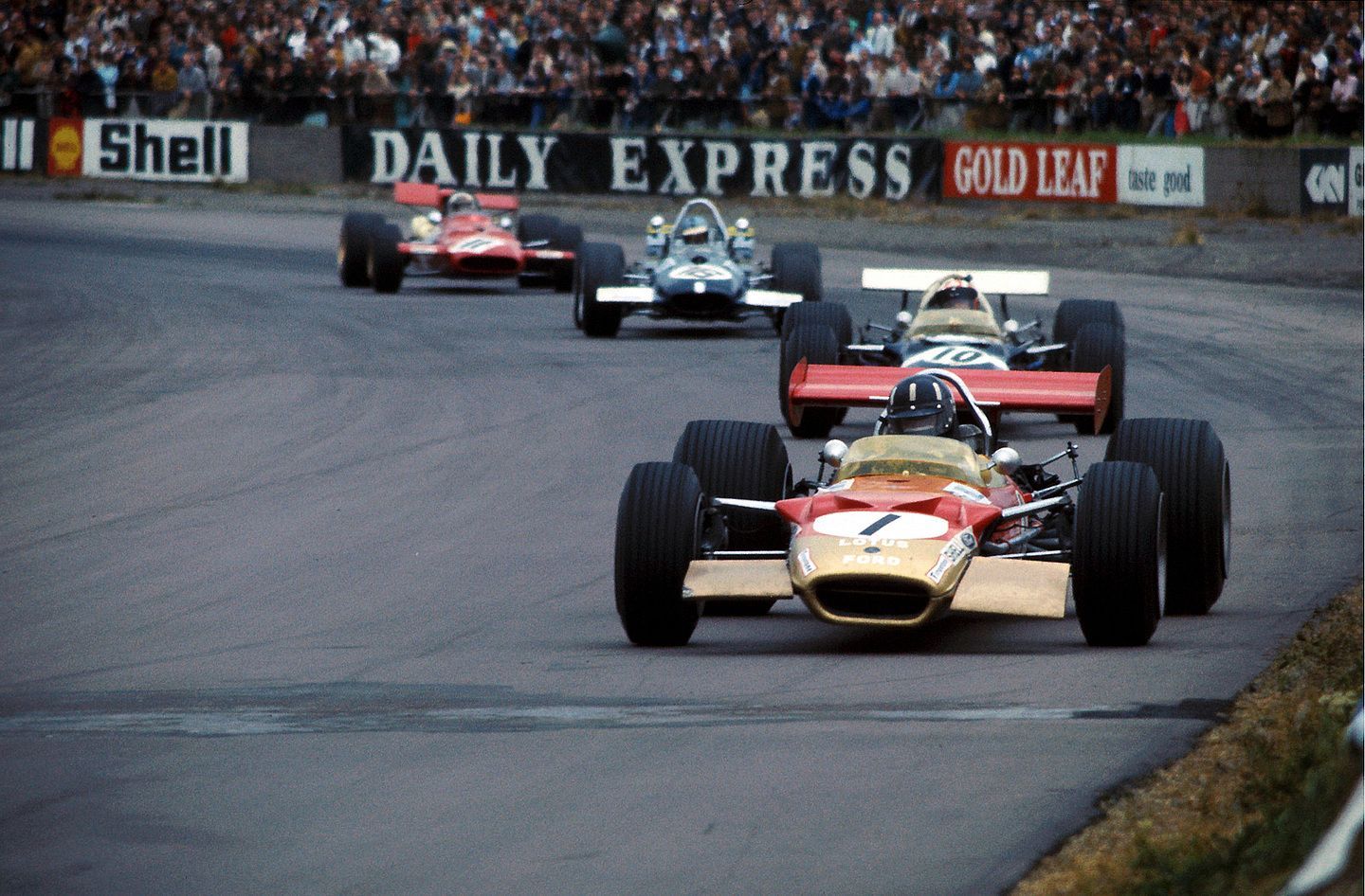 Lotus 49B Gold Leaf f1 livery. Gulf livery 