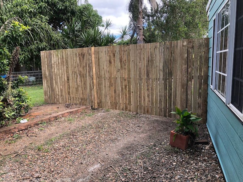 Timber Fence — Landscaper in Bundaberg, QLD