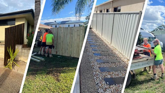 Fencing and Landscaping Services — Landscaper in Bundaberg, QLD