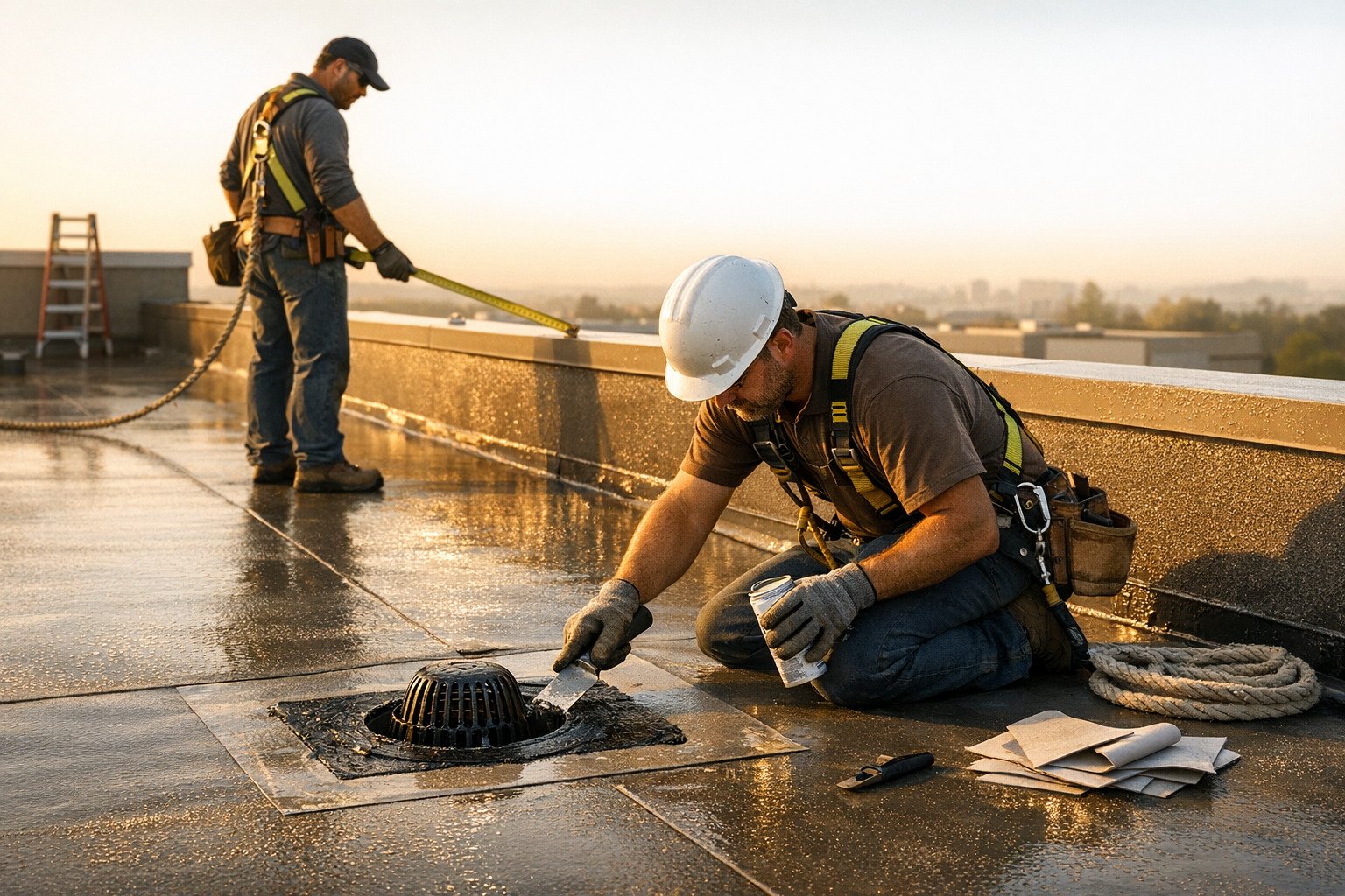Flat Roof Drainage