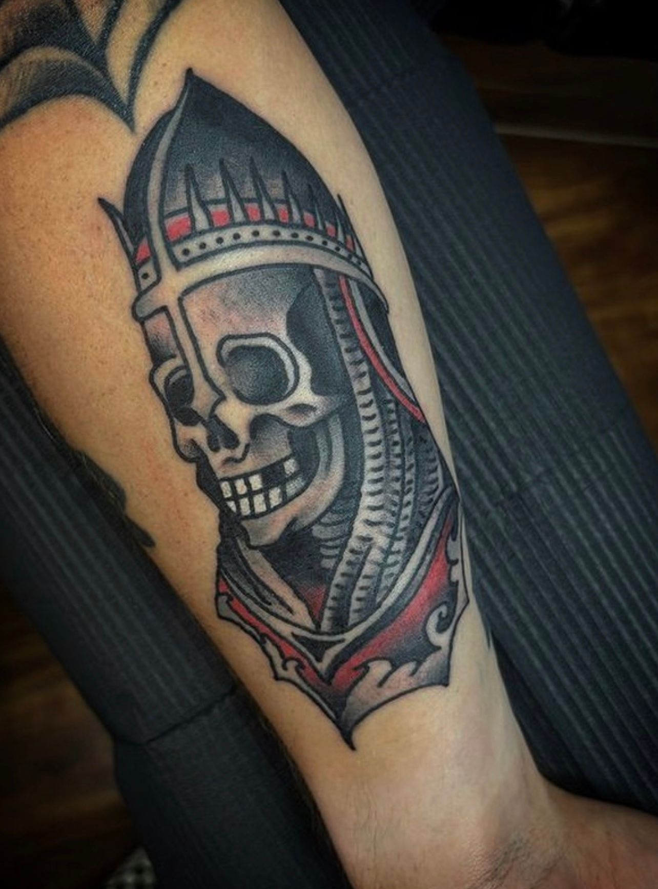 Traditional-Templar-skull-tattoo-best-tattoo-shop-Wahiawa-flash-tattoo-walk-in-tattoo-shop-near-me-Wahiawa-American-made-tattoo