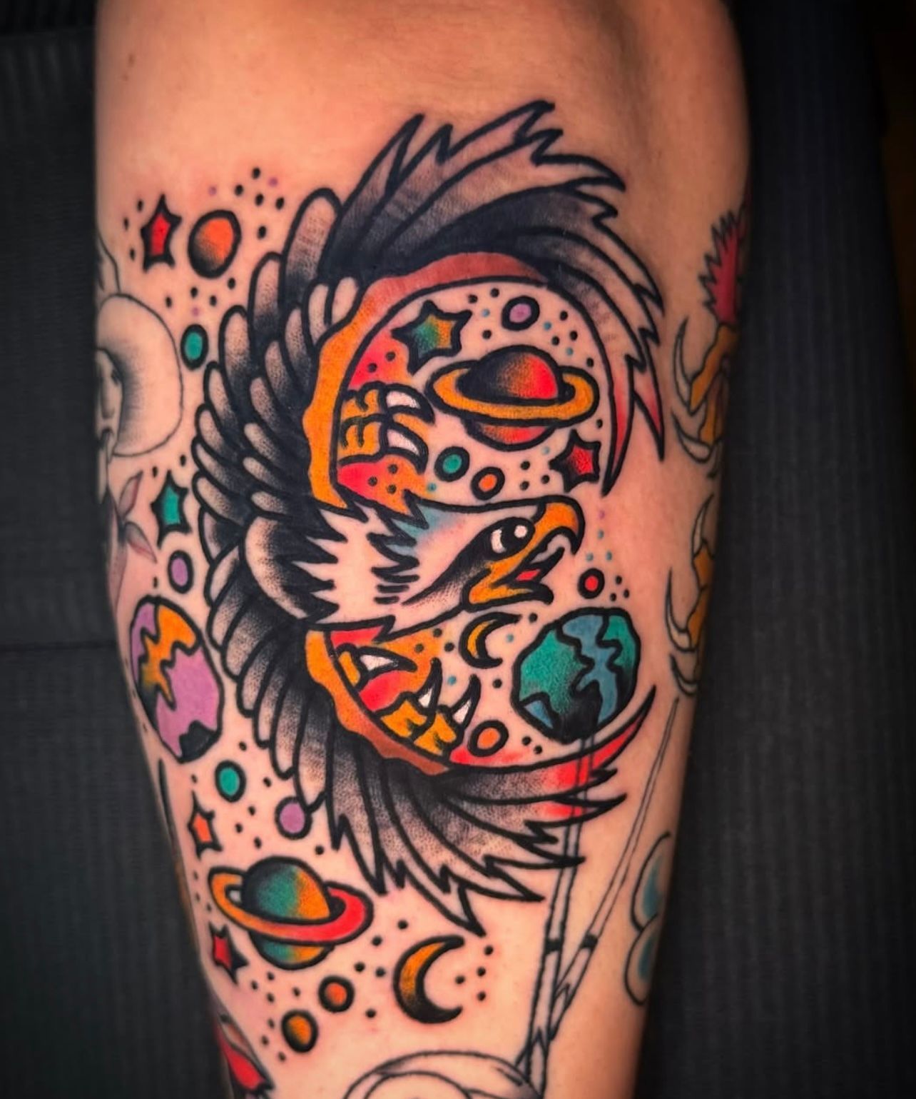 Traditional-eagle-acid-trip-tattoo-best-tattoo-shop-Wahiawa-flash-tattoo-walk-in-tattoo-shop-near-me-Wahiawa-American-made-tattoo