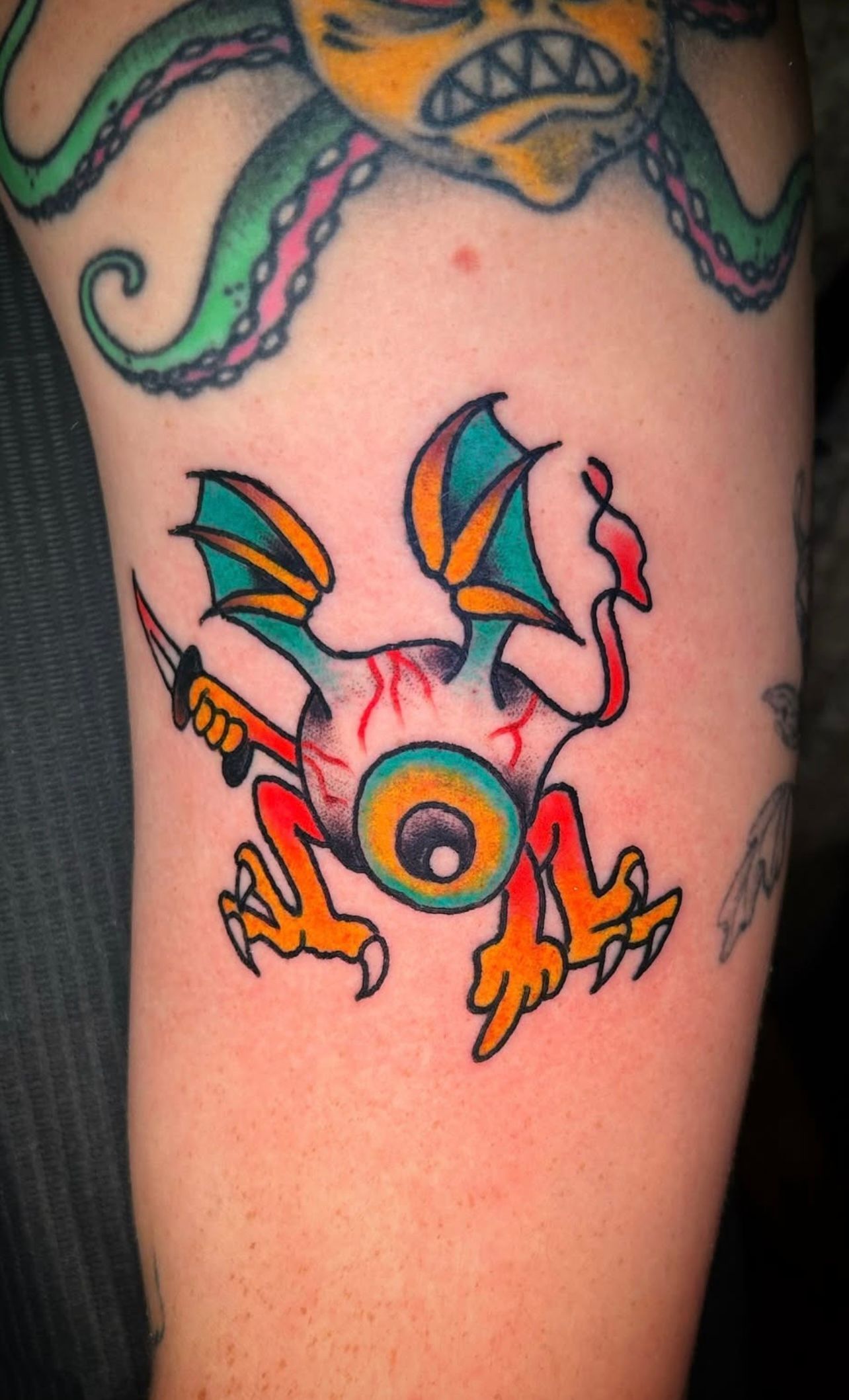 Traditional-flying-eyeball-tattoo-best-tattoo-shop-Wahiawa-flash-tattoo-walk-in-tattoo-shop-near-me-Wahiawa-American-made-tattoo