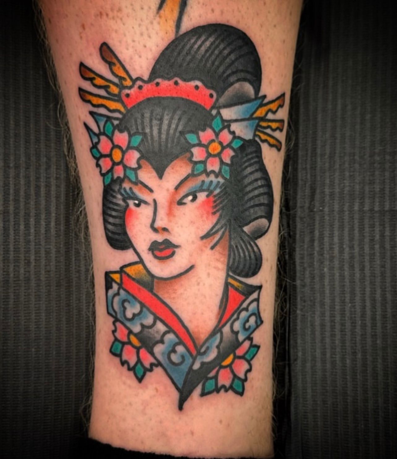 Traditional-geisha-head-tattoo-best-tattoo-shop-Wahiawa-flash-tattoo-walk-in-tattoo-shop-near-me-Wahiawa-American-made-tattoo