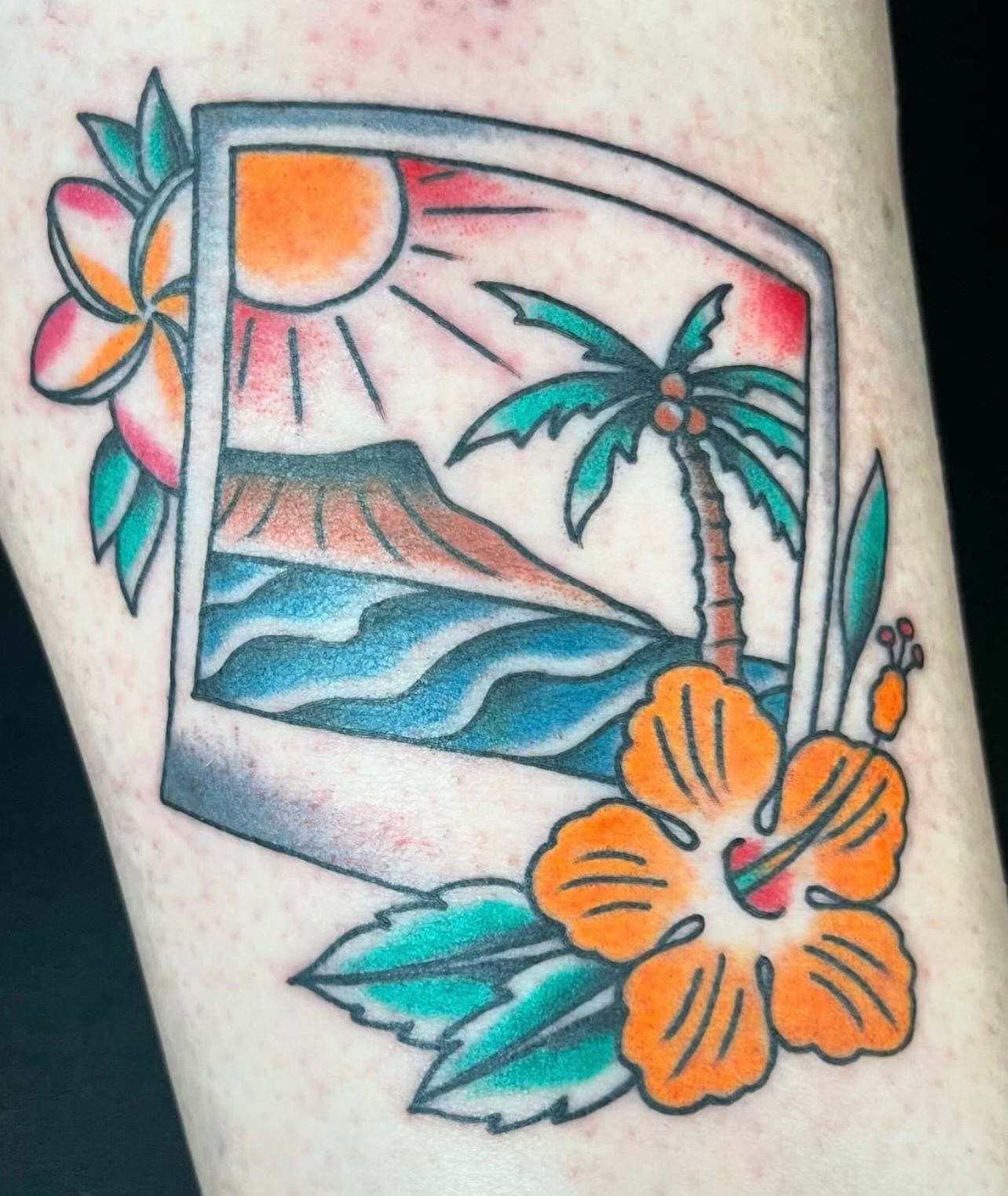traditional-tattoo-polaroid-classic-arm-tattoo-artist-forrest-goodrich-traditional-tattoo-hawaii-tattoo-artist
