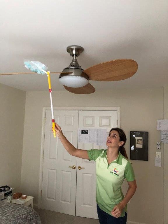 Ceiling Fan Cleaning -  Sandy Spring, Maryland - Star Maids Cleaning Solutions