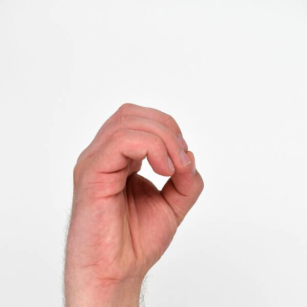Letter 'O' in Sign Language (ASL)