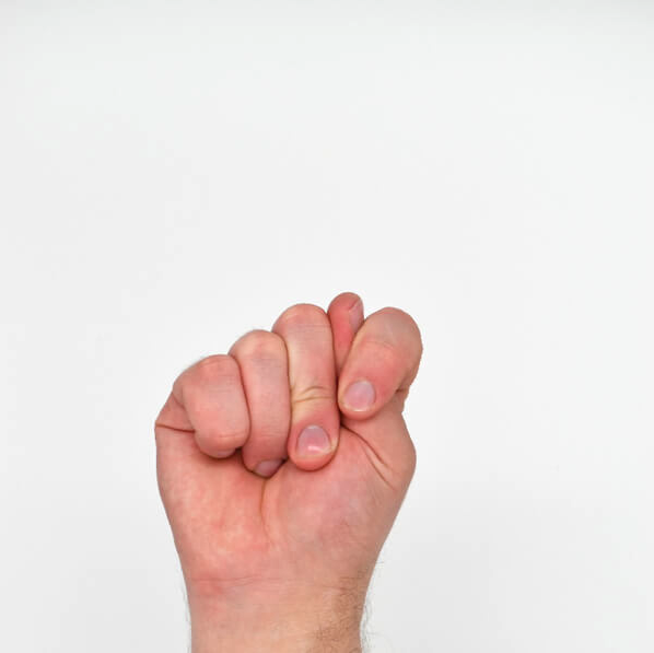 Letter 'T' in Sign Language (ASL)