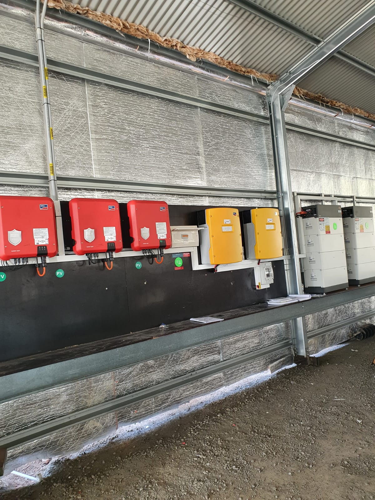 off-grid solar installation