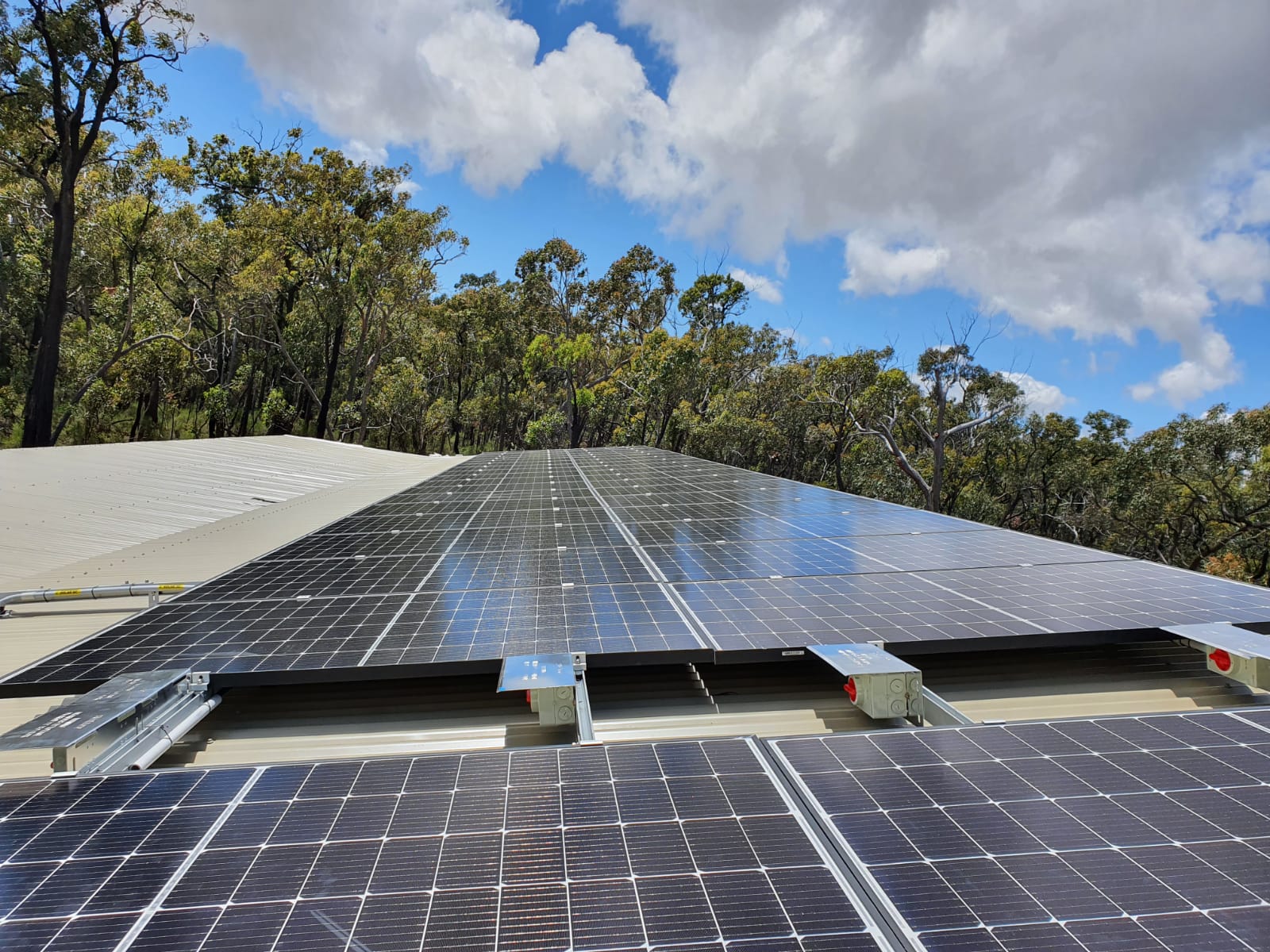 installation of 40 kW off-grid solar PV modules in Victoria