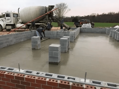 Fixing concrete — Callao, VA — W.C. Lowery, Inc