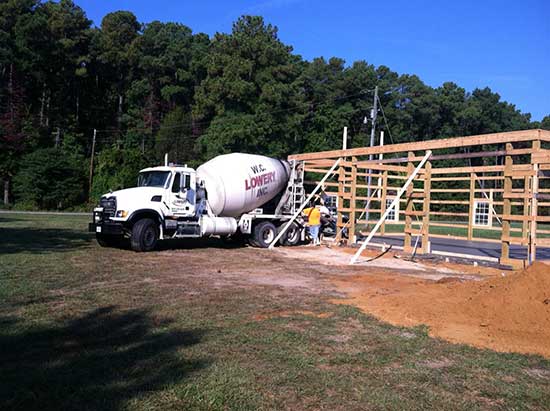 Concrete mix truck — Callao, VA — W.C. Lowery, Inc