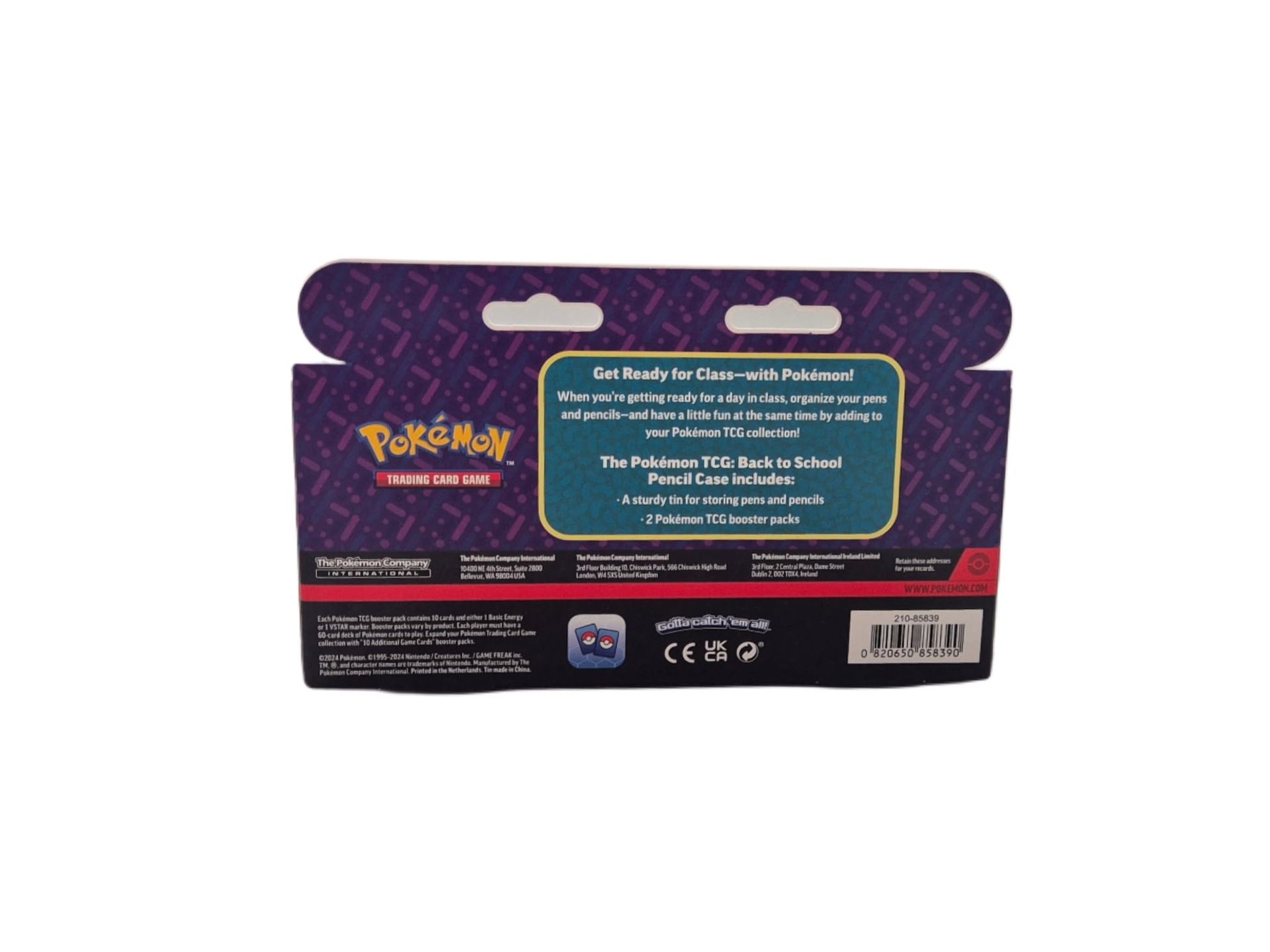 Pokemon back to school 2024 tin