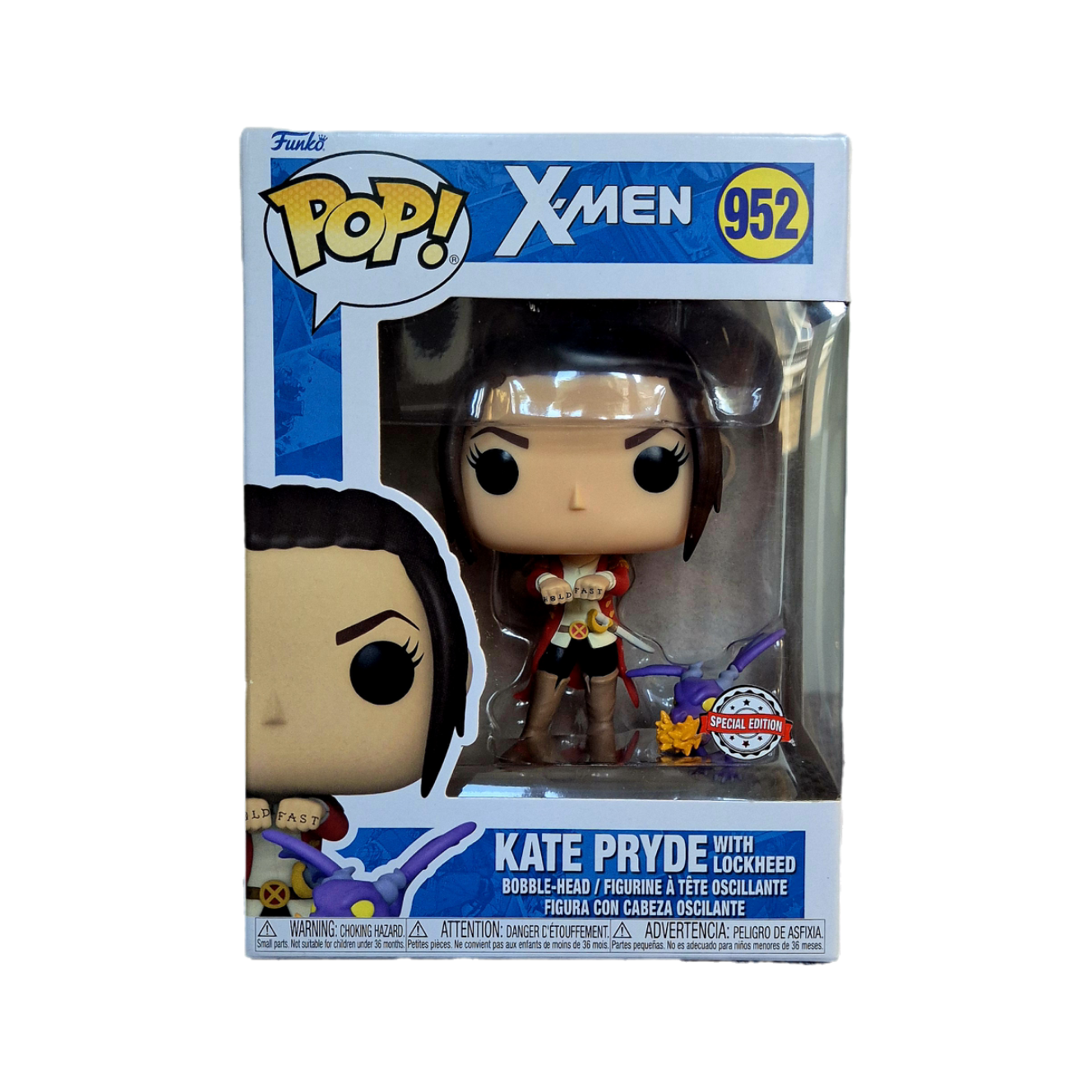Funko Pop! Xmen Kat Pryde with Lockheed nummer 952 special edition
