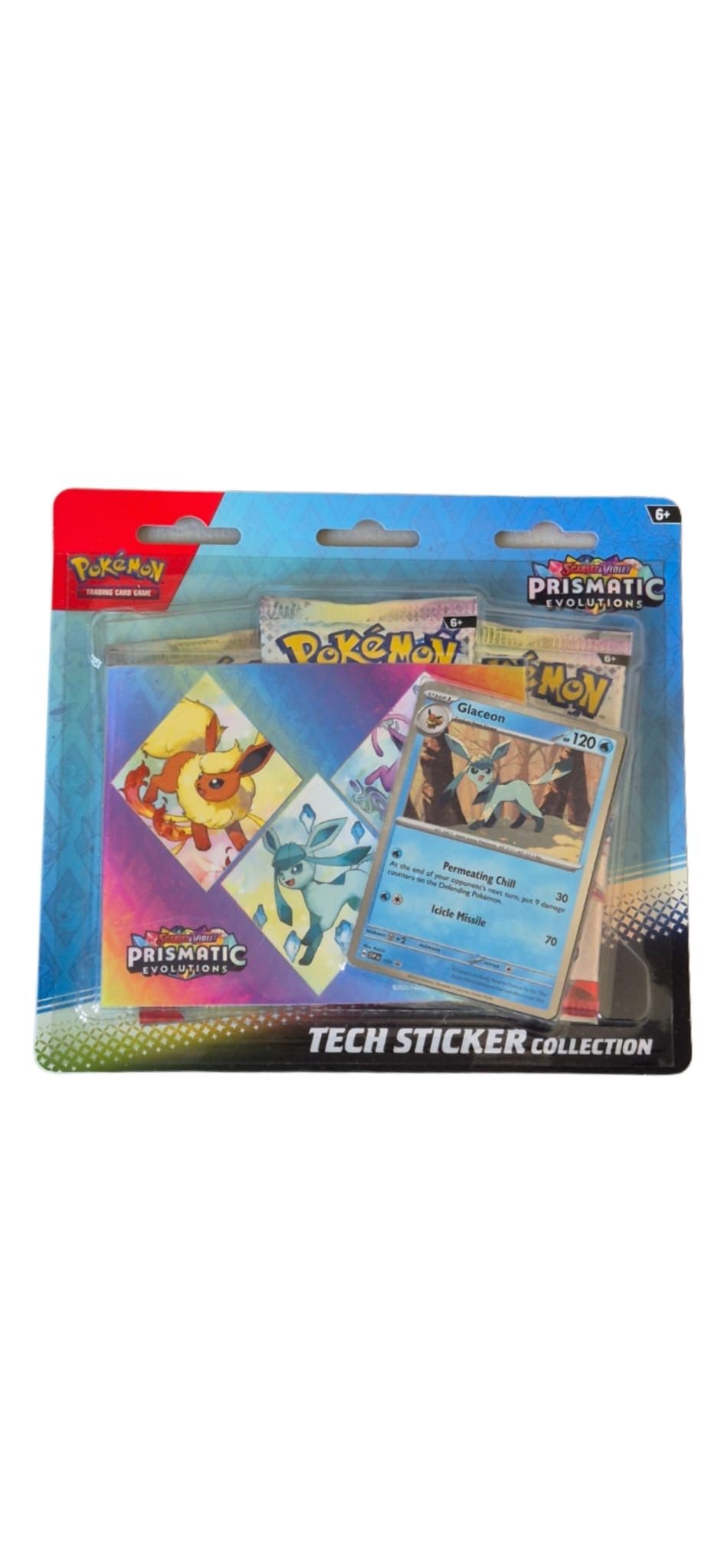 Pokemon Glaceon tech sticker collection