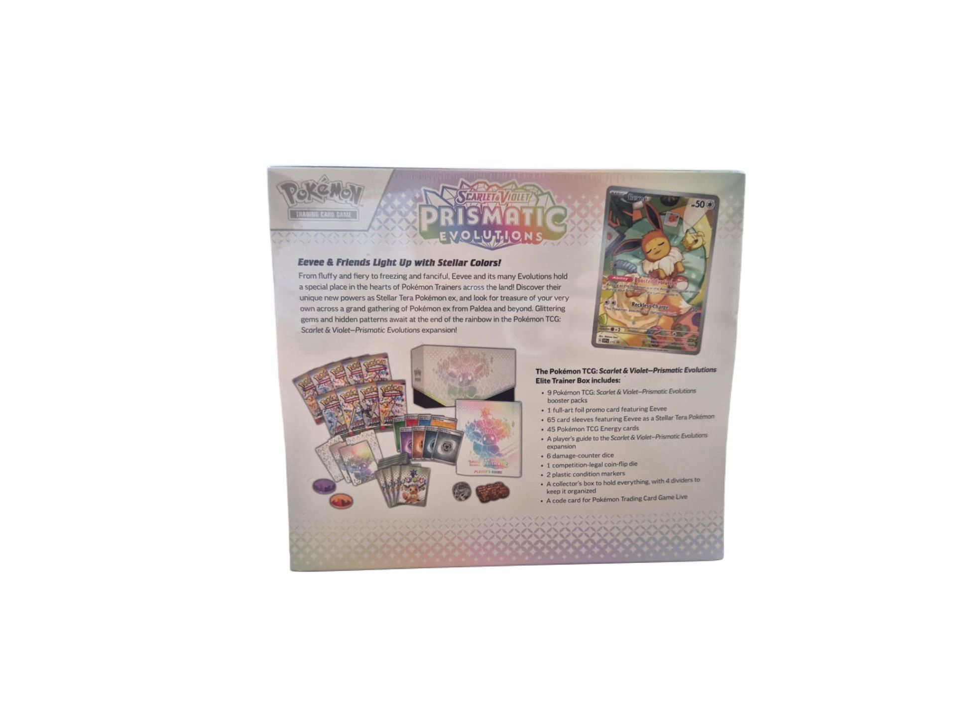 Pokemon prismatic evolutions elite trainer box