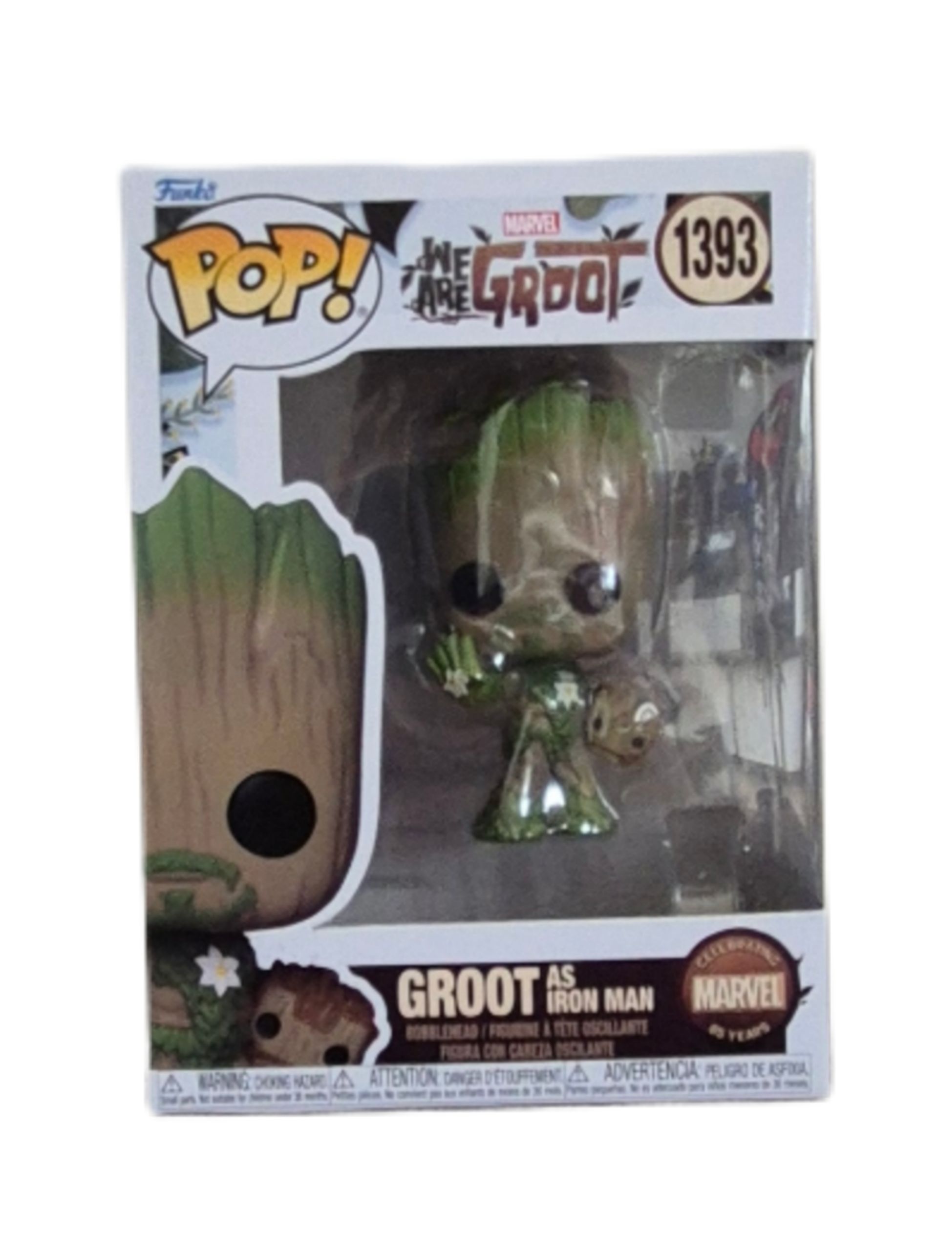 Funko Pop! Marvel I am Groot 1393 Groot als Iron Man