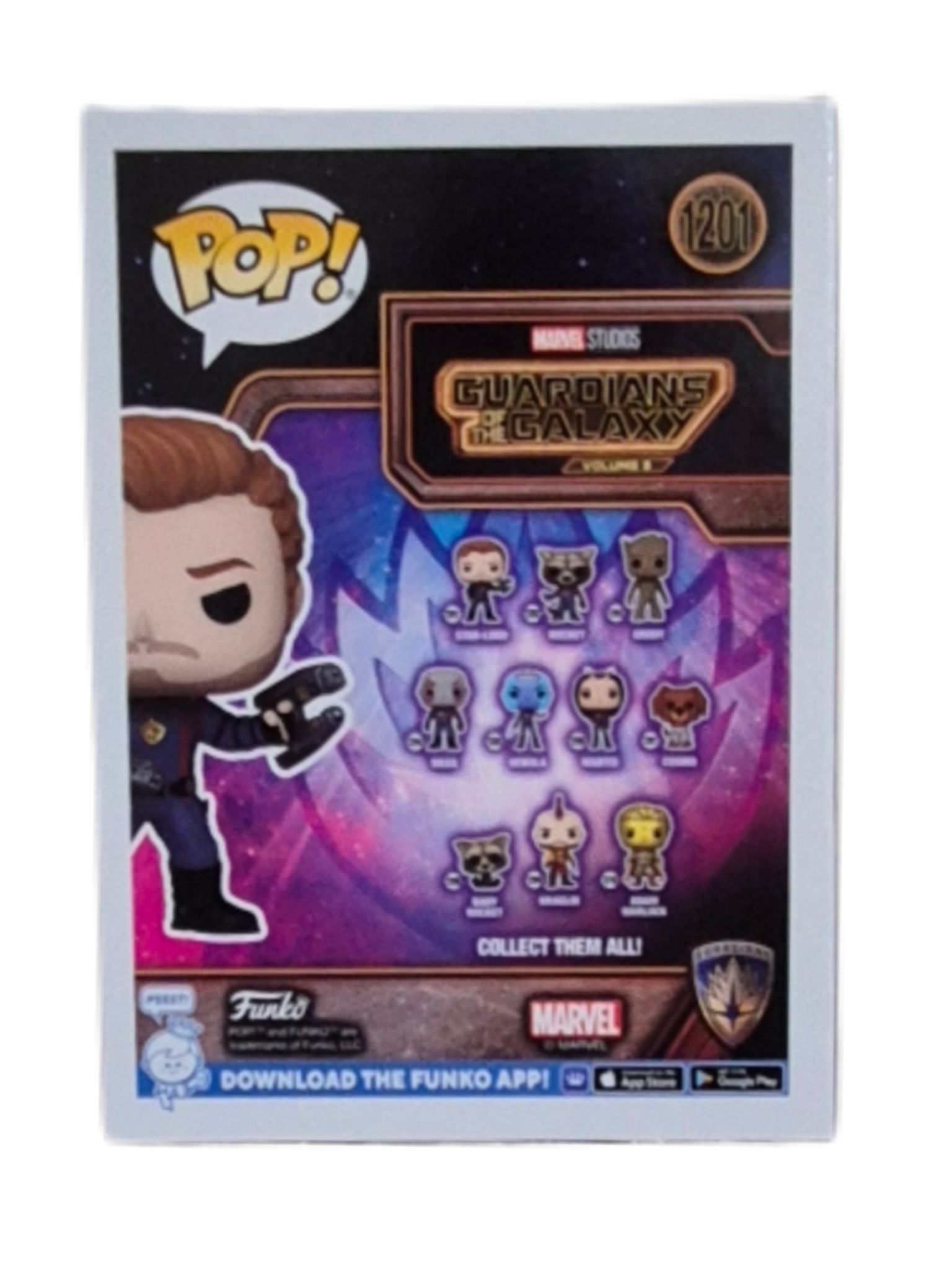 Funko Pop! Marvel Guardians of the Galaxy 1201 Star Lord