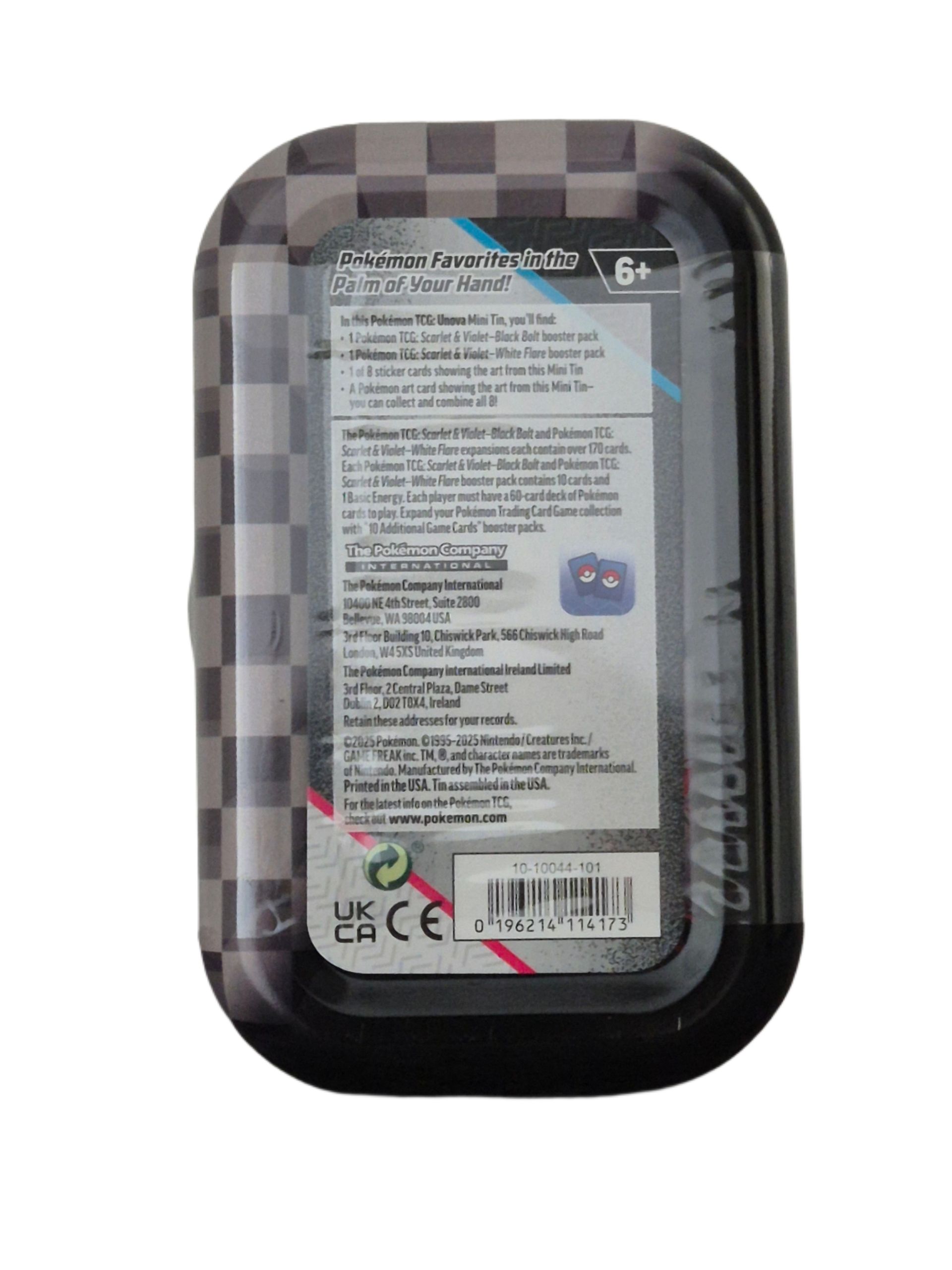 Pokemon Black Bolt & White Flare Mini tin