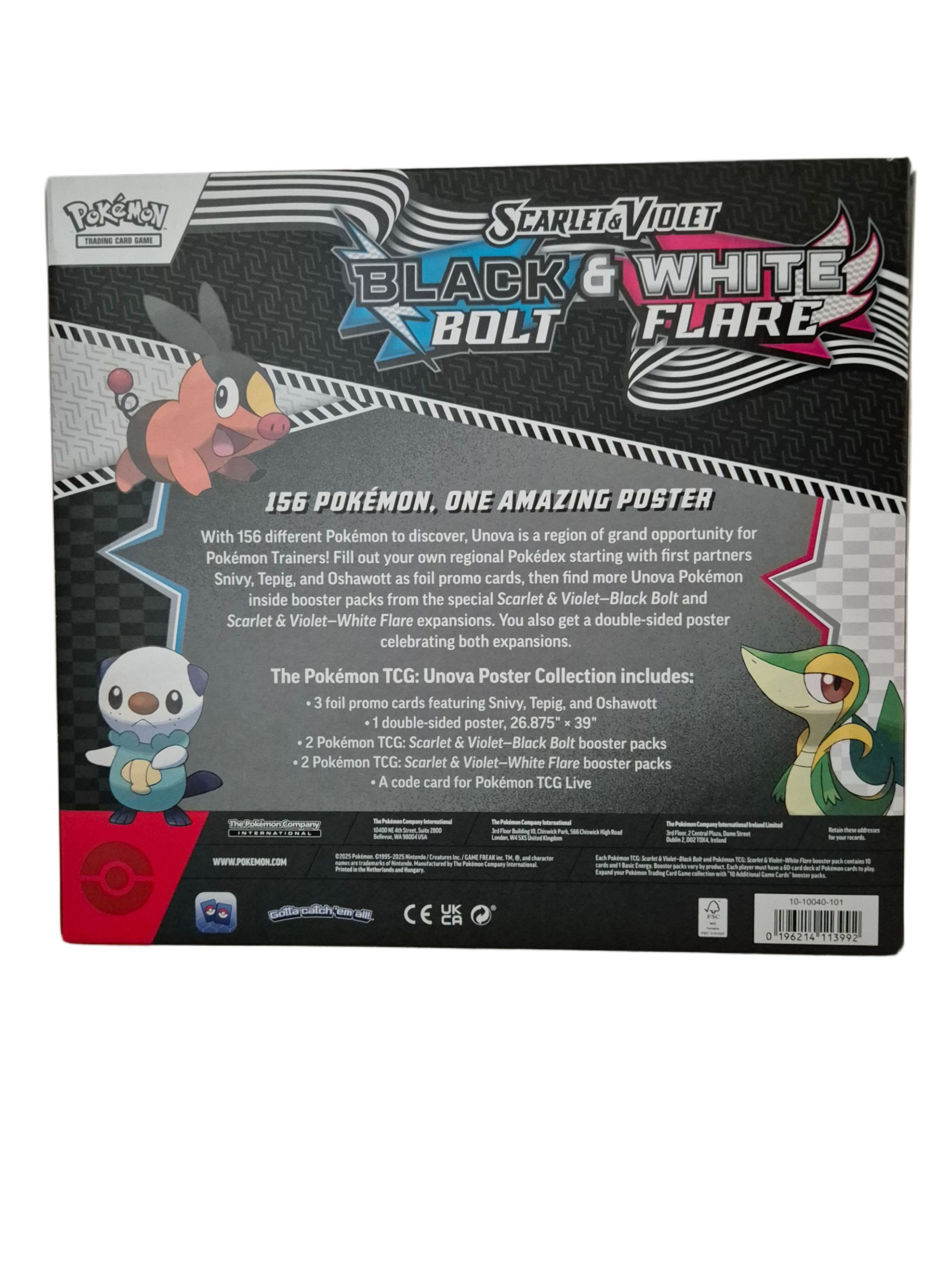 Pokemon Black Bolt & White Flare poster collection