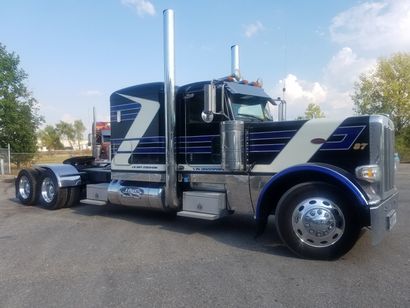 blue time dedicated carriers truck
