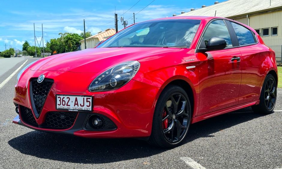 Front View Of A Red Car — Automotive Detailing In Bungalow, QLD