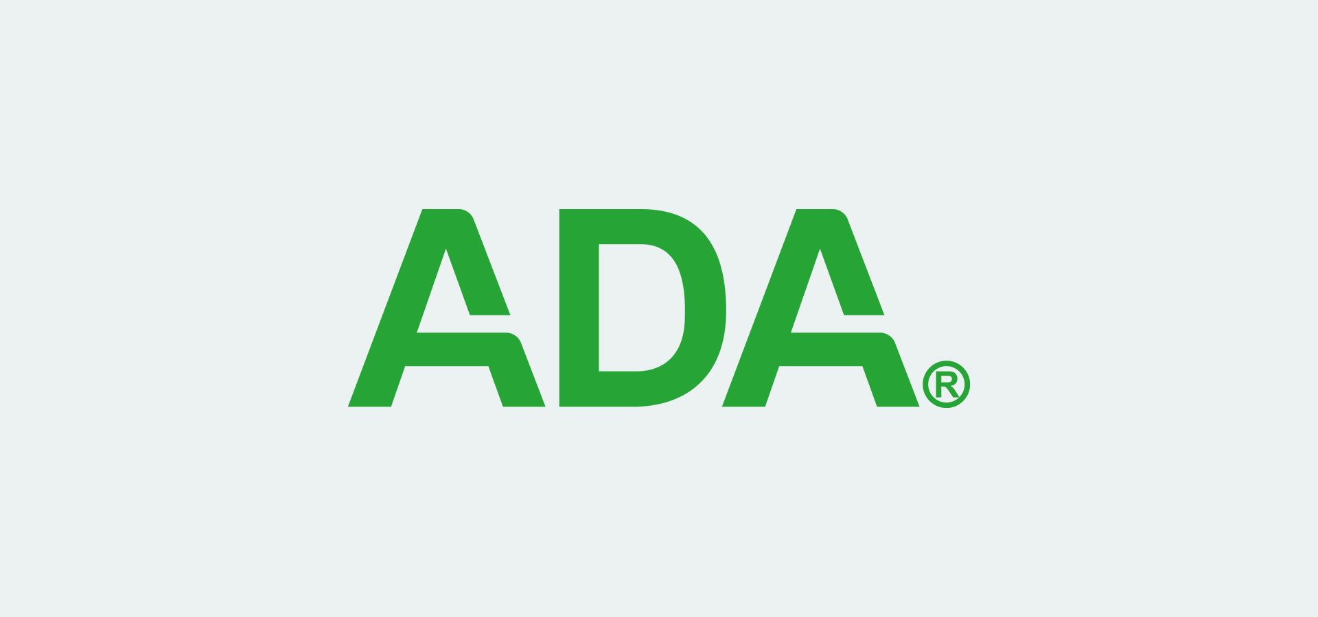The ada logo is green and white on a white background.