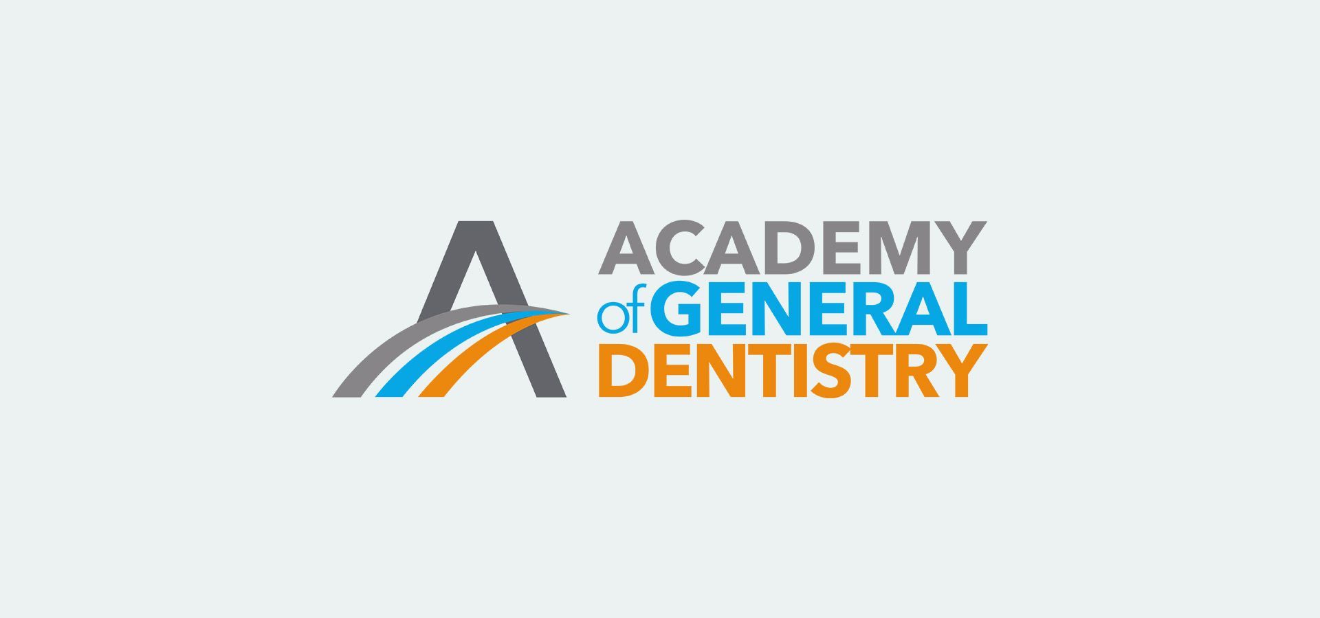 The academy of general dentistry logo is on a white background.