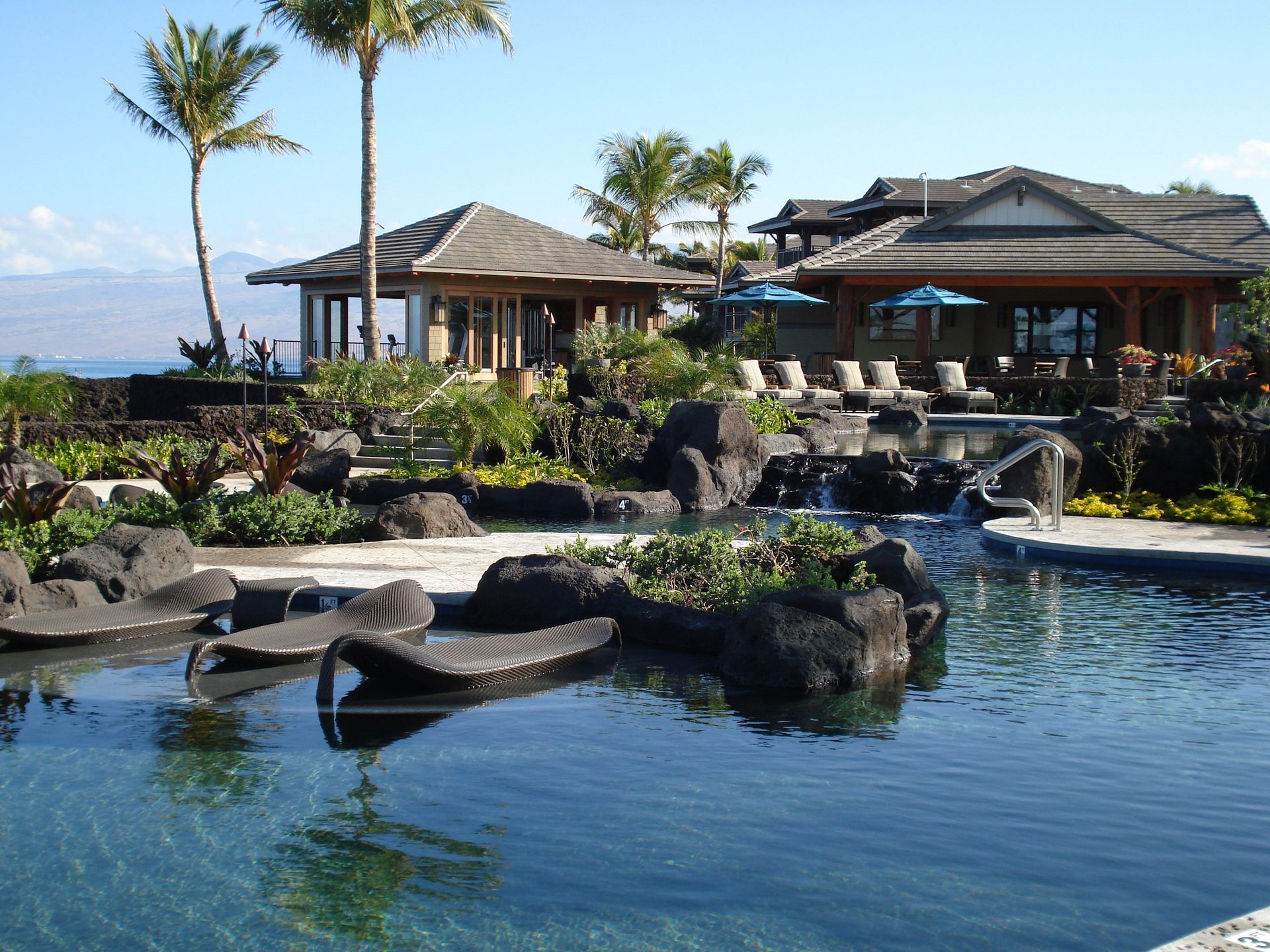 Aerial View of Small Waterfall - Oahu HI - Pacific AquaScapes