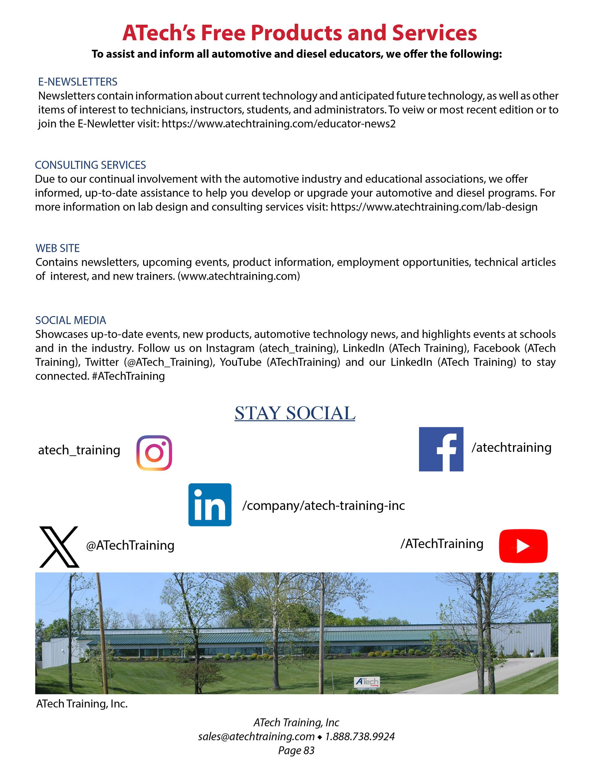ATech Training Catalog