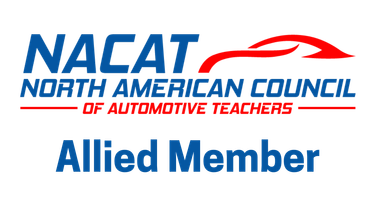 NACAT logo with red car graphic and 