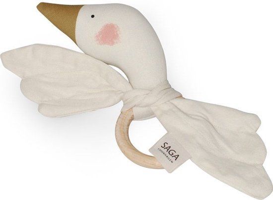 Goose toy Helga bijtring -SagaCopenhagen