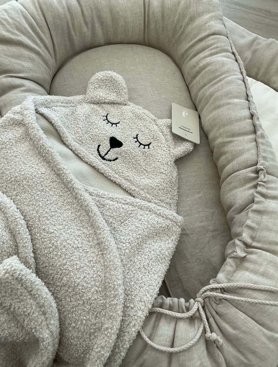 Babynestje full linnen