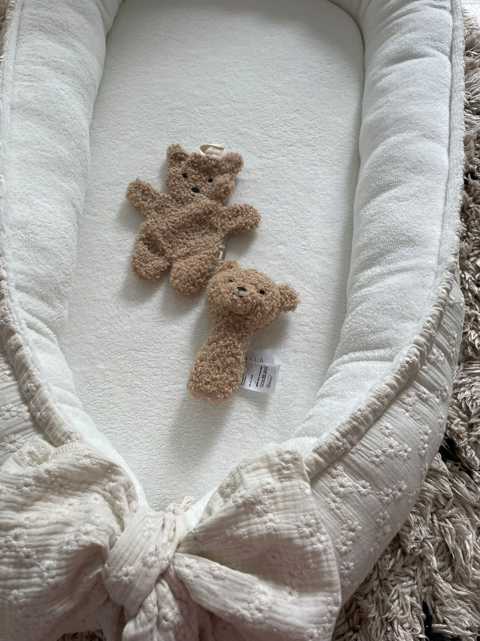 Speendoekje teddy bear - Jollein- Biscuit