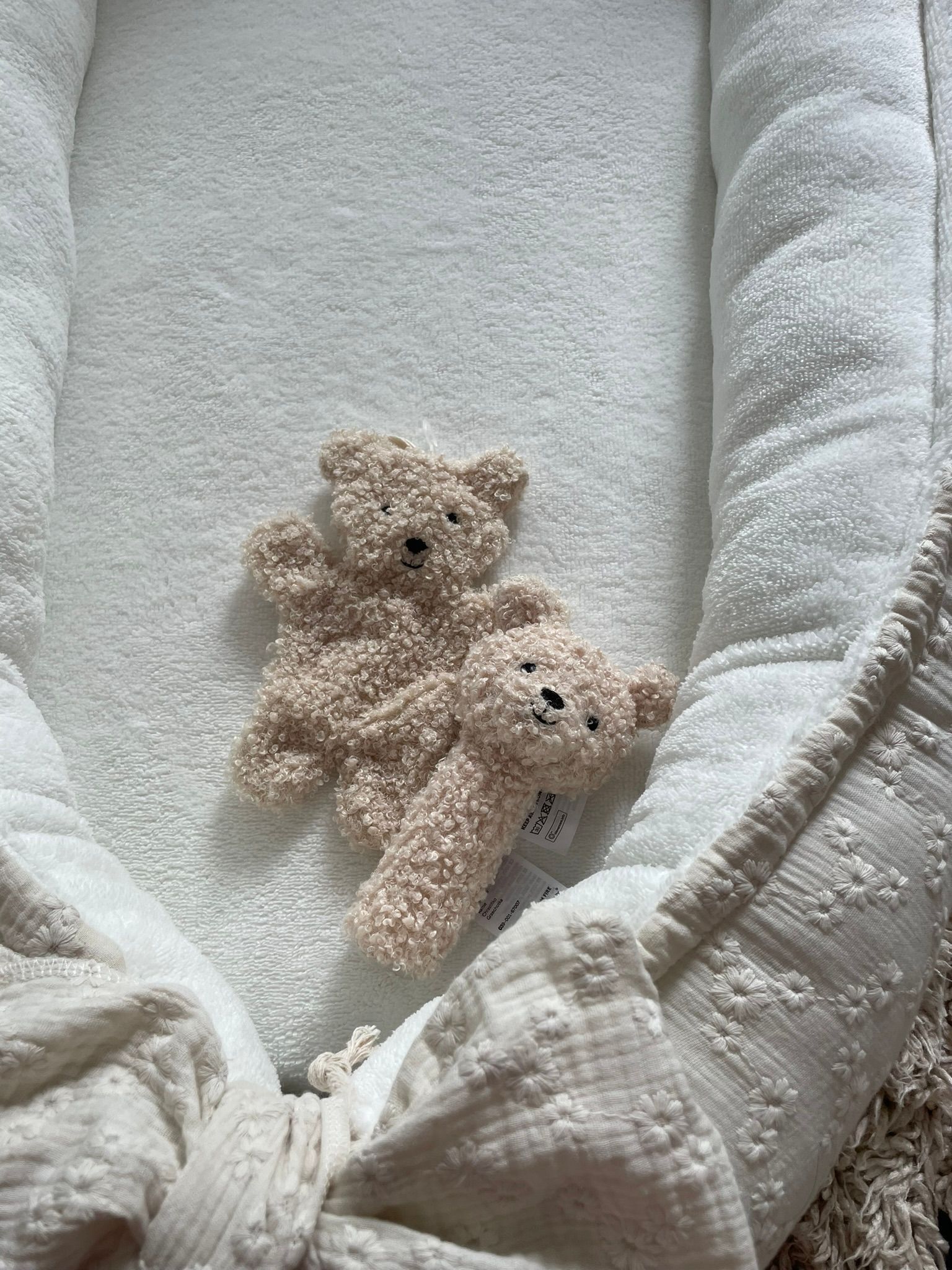 Speendoekje teddy bear - Jollein- Naturel