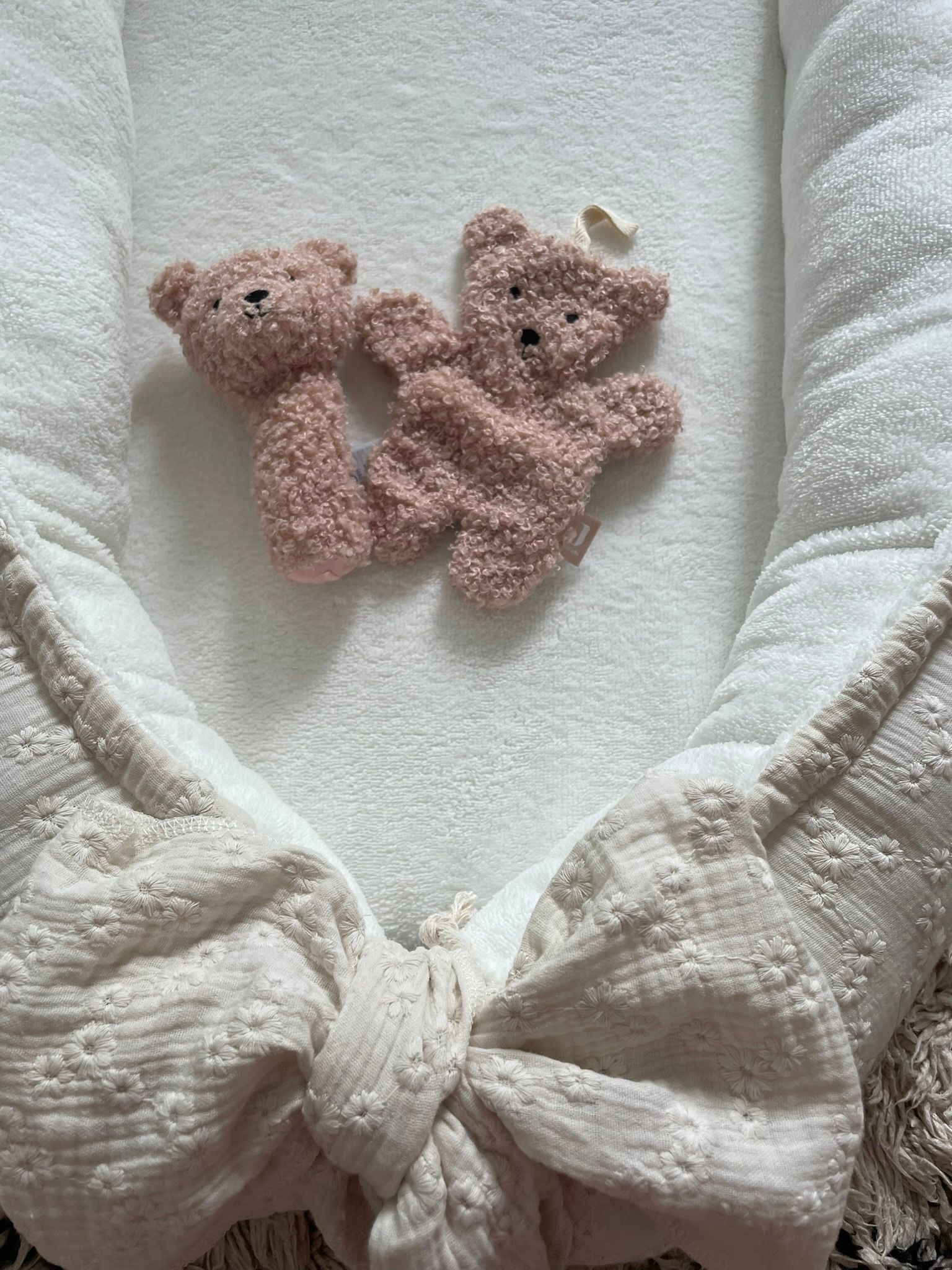 Speendoekje teddy bear - Jollein- Wild Rose